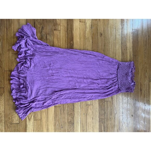 Free People Adella Corset Maxi Dress lilac color size M A000899 - Picture 13 of 16